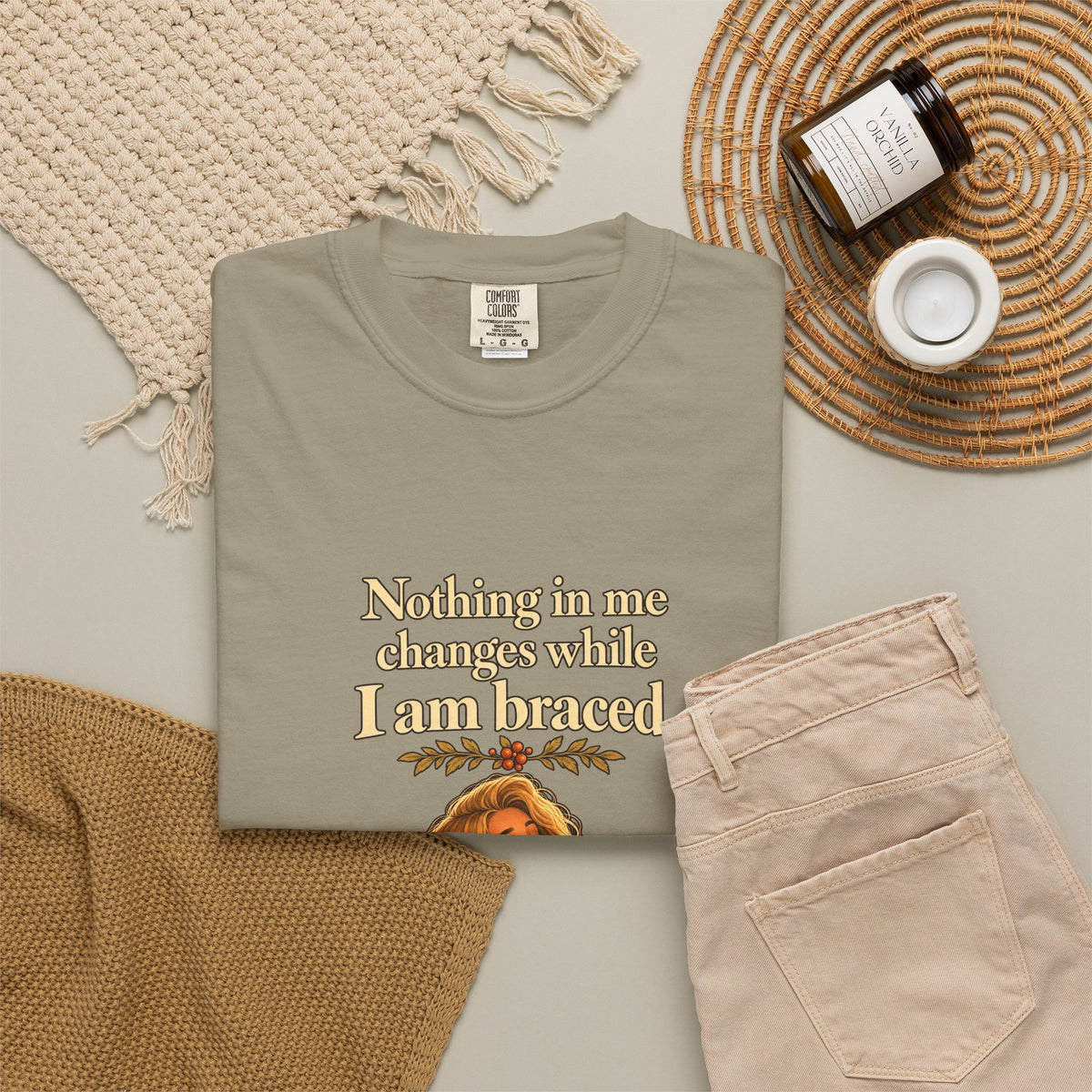 Nothing in Me Changes While I Am Braced Women's Relaxed Tee | Andra Annette | Pounds to Go