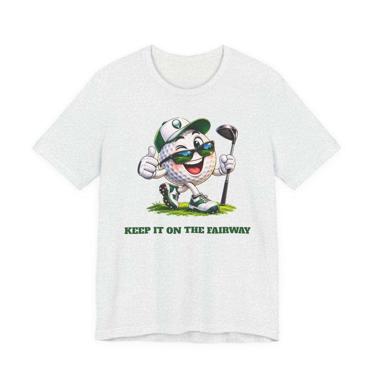 Keep It on the Fairway Golf Ball T-Shirt | Funny Golf Gift | Pounds to Go