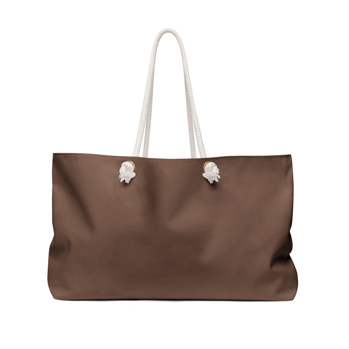 Personalized Nothing in Me Changes While I Am Braced Espresso Weekender Tote Bag | Andra Annette | Pounds to Go