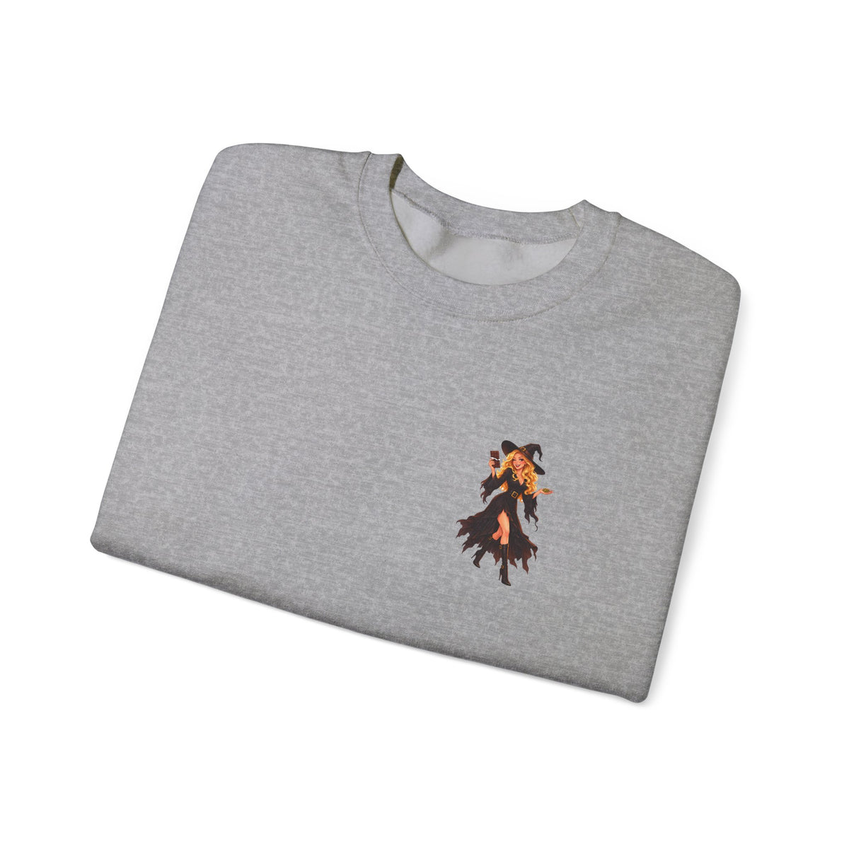 Chocolate Witch Pocket Crewneck Sweatshirt | Andra Annette | Pounds to Go