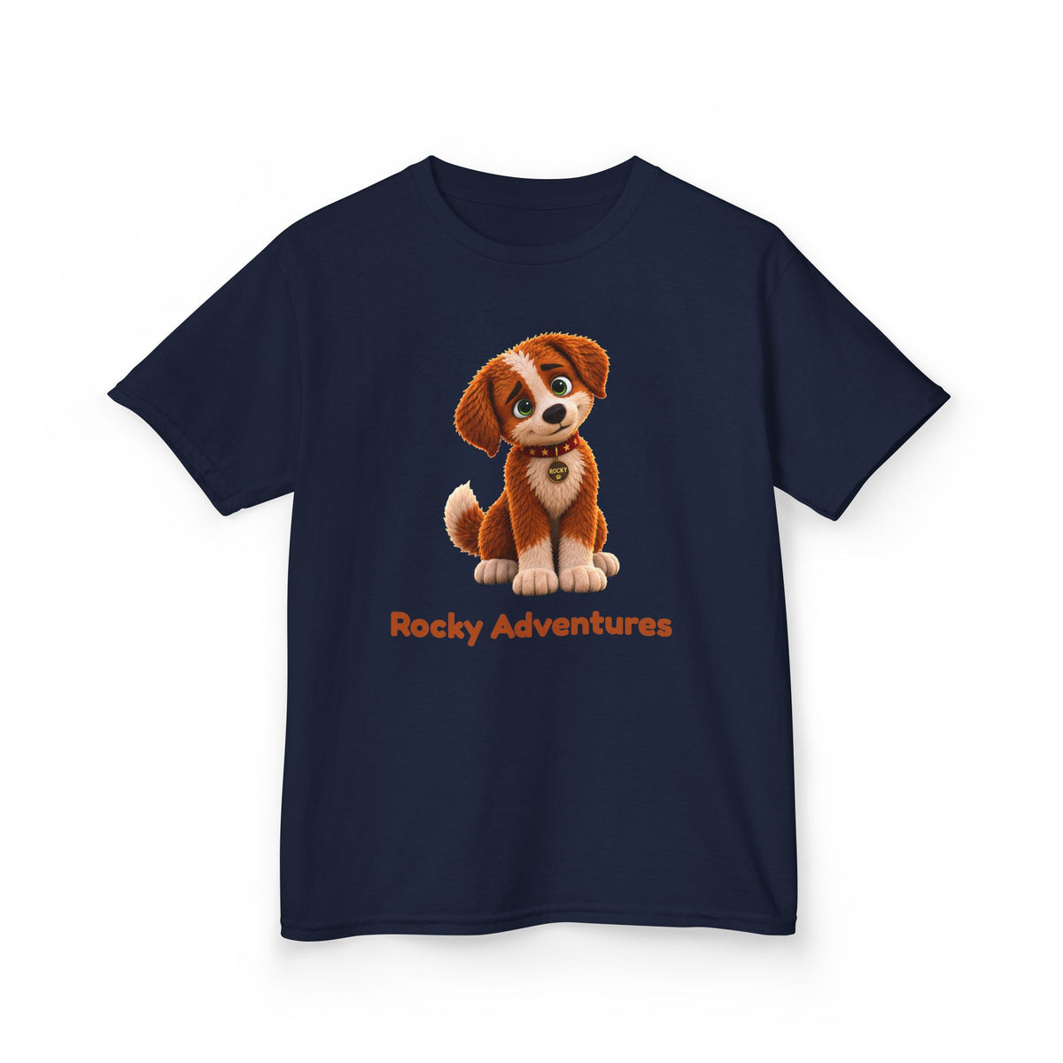 Rocky Adventures Kids T-Shirt | Rocky Finds His Roar Puppy Tee
