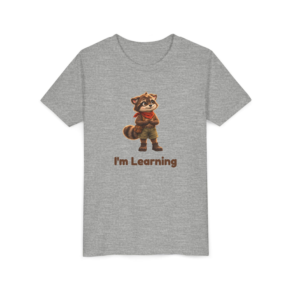 Milo the Raccoon "I'm Learning" Kids Tee