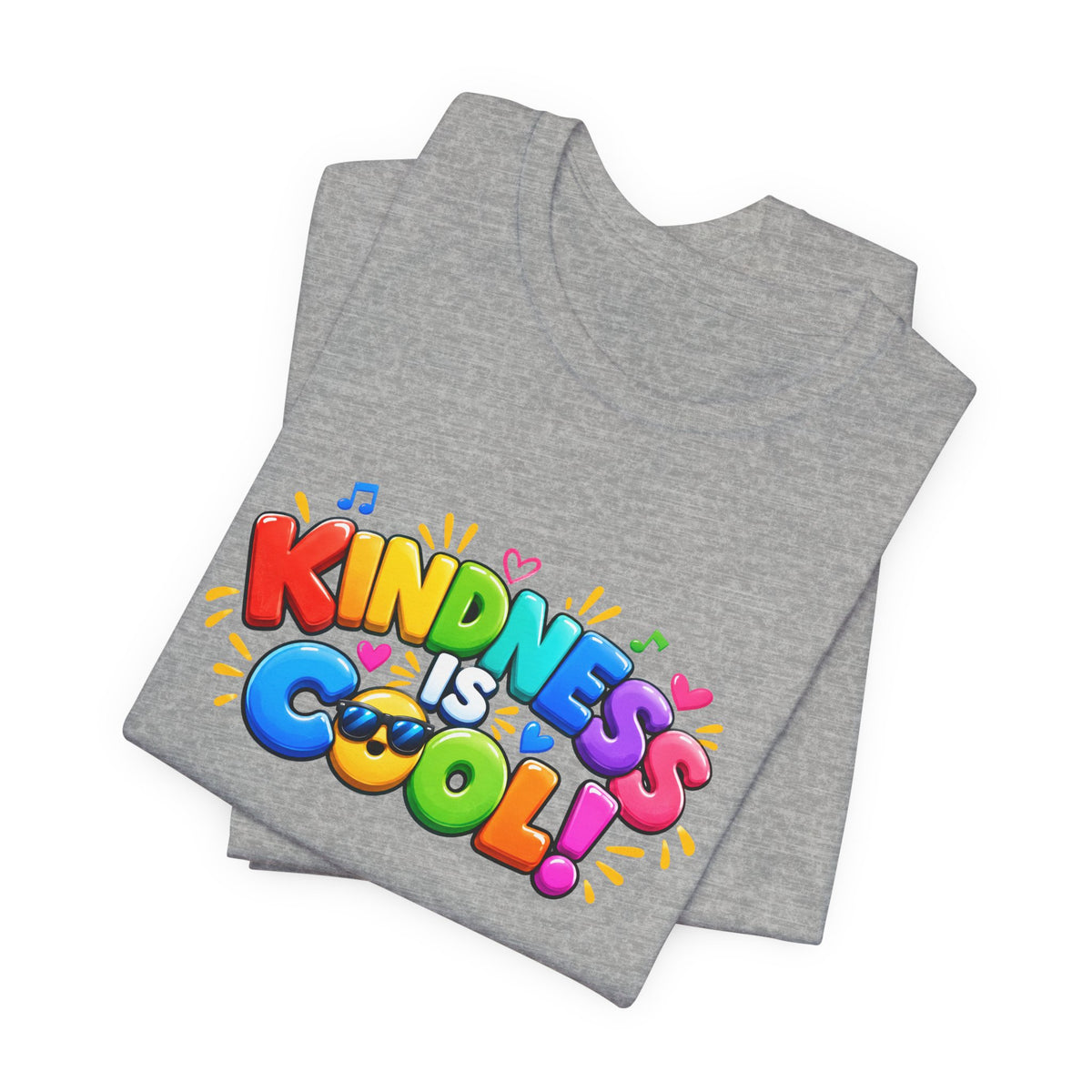 Kindness Is Cool T-Shirt - Colorful Be Kind Tee for Teachers, Moms and Kindness Day