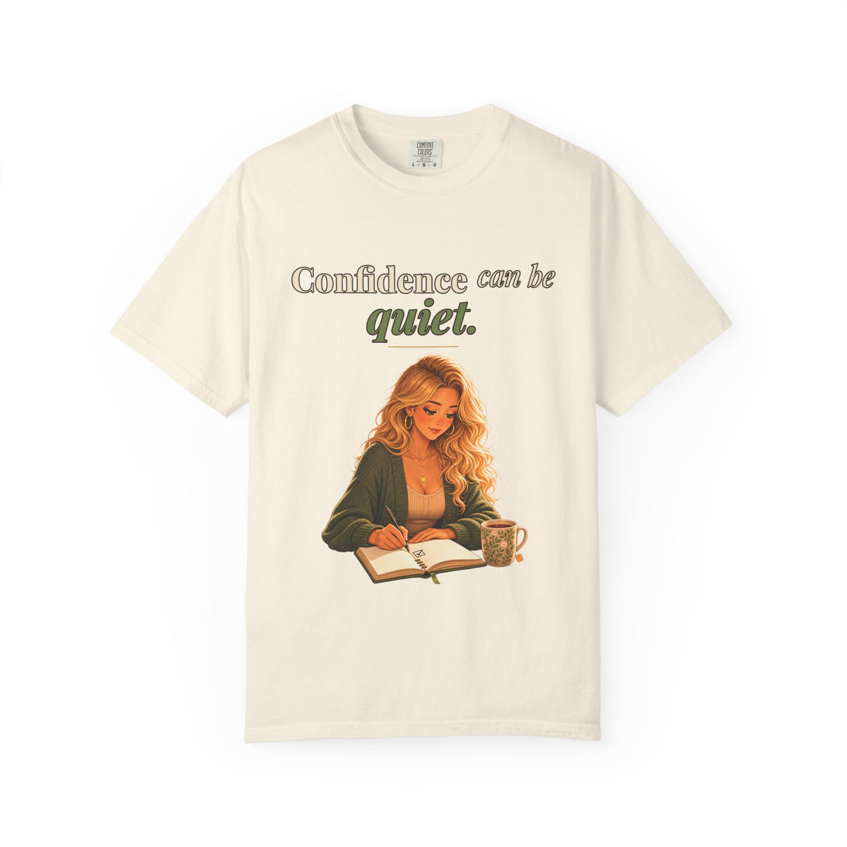 Confidence Can Be Quiet Women's Relaxed Tee | Andra Annette | Pounds to Go