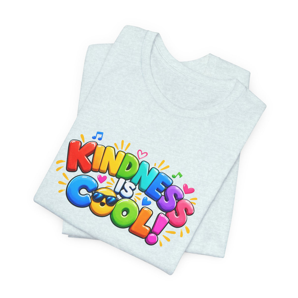 Kindness Is Cool T-Shirt - Colorful Be Kind Tee for Teachers, Moms and Kindness Day