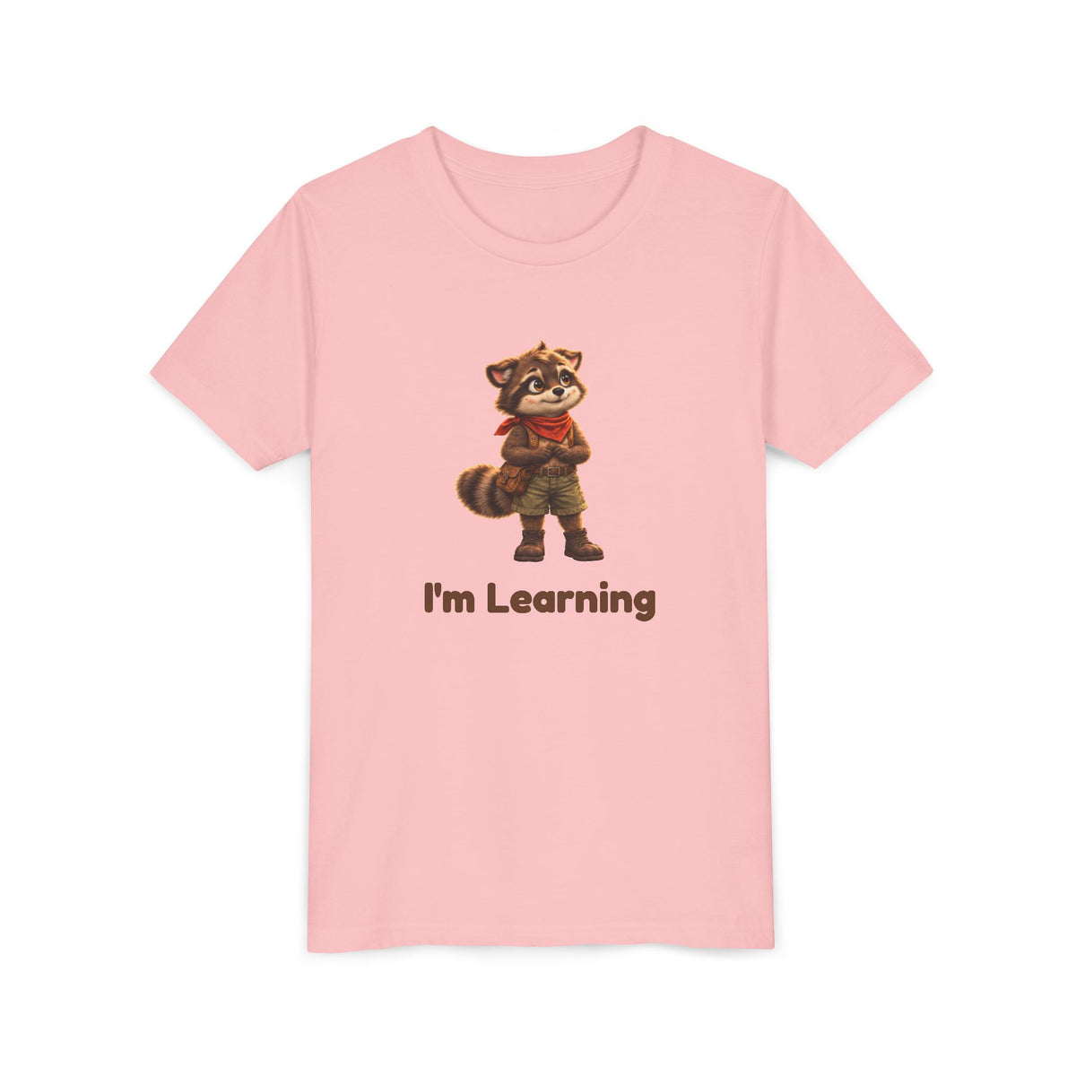 Milo the Raccoon "I'm Learning" Kids Tee