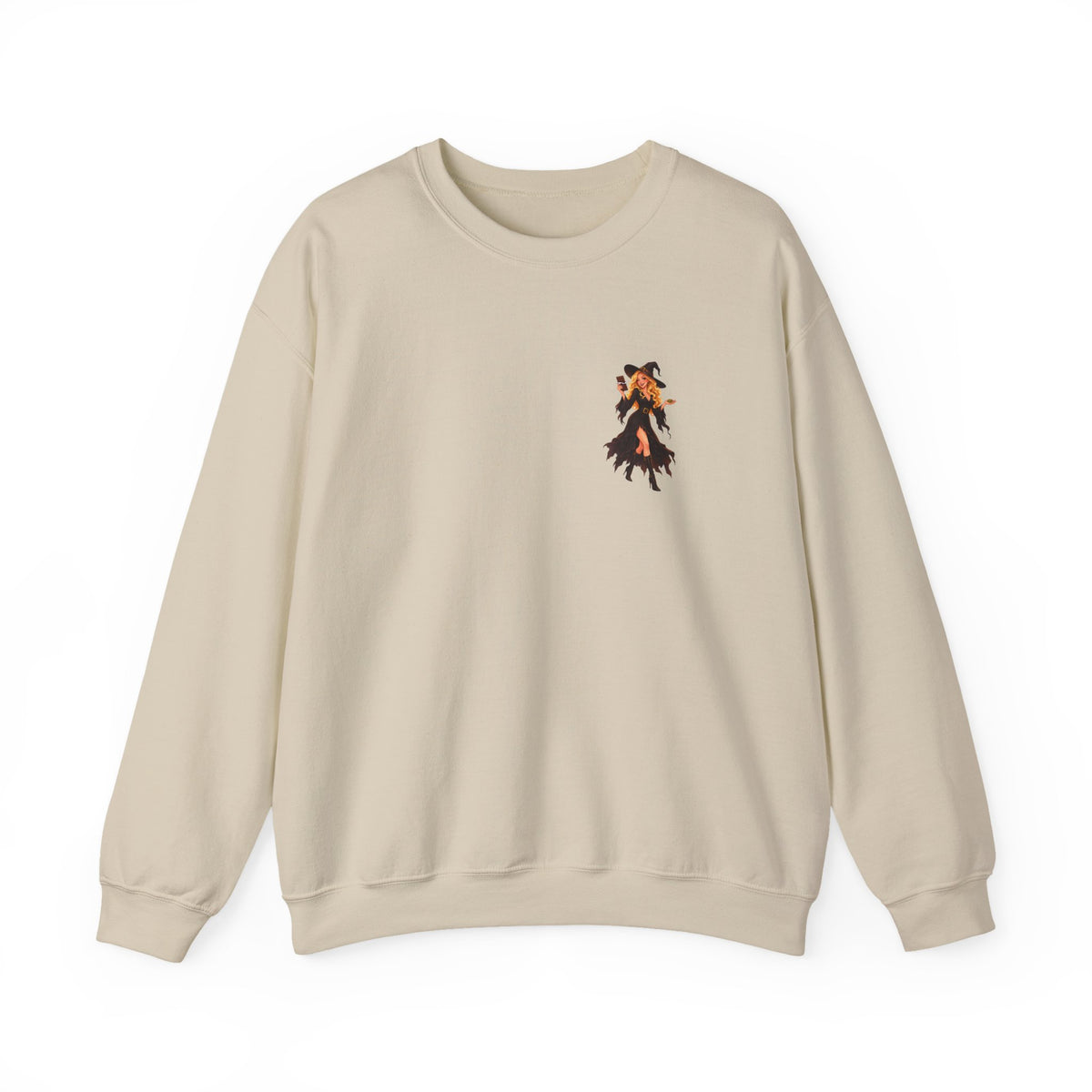 Chocolate Witch Pocket Crewneck Sweatshirt | Andra Annette | Pounds to Go
