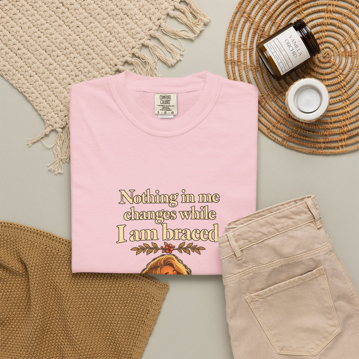Nothing in Me Changes While I Am Braced Women's Relaxed Tee | Andra Annette | Pounds to Go