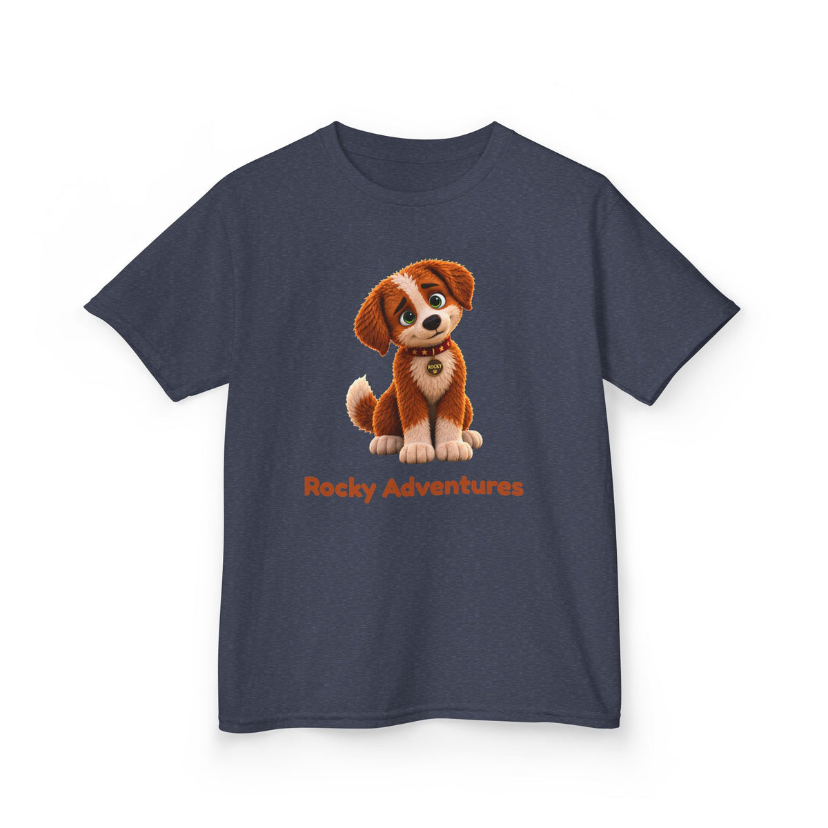 Rocky Adventures Kids T-Shirt | Rocky Finds His Roar Puppy Tee